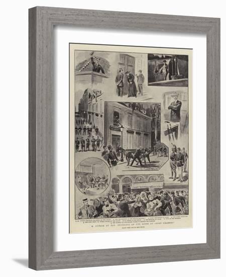 M Guerin at Bay, Incidents of the Siege of Fort Chabrol-Paul Destez-Framed Giclee Print