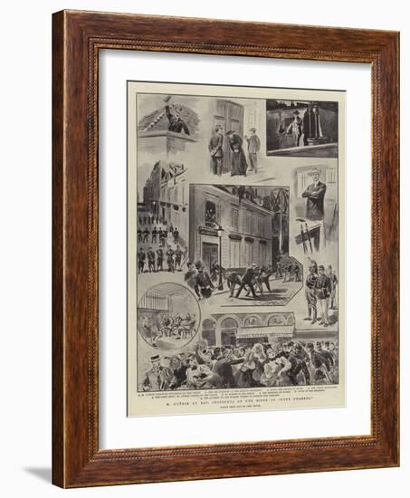 M Guerin at Bay, Incidents of the Siege of Fort Chabrol-Paul Destez-Framed Giclee Print