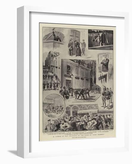 M Guerin at Bay, Incidents of the Siege of Fort Chabrol-Paul Destez-Framed Giclee Print