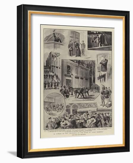 M Guerin at Bay, Incidents of the Siege of Fort Chabrol-Paul Destez-Framed Giclee Print