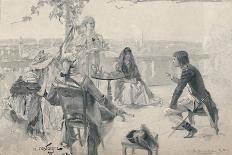 'Battle at Znaim, July 11, 1809', (1896)-M Haider-Framed Giclee Print