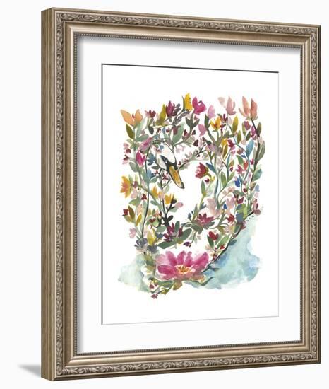 M?hala Hakucho (Swan)-Kiana Mosley-Framed Art Print