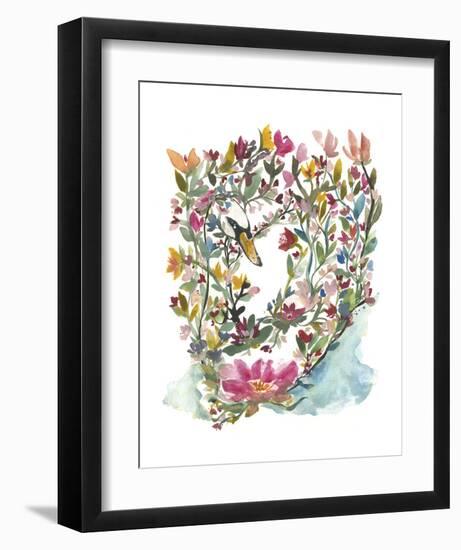 M?hala Hakucho (Swan)-Kiana Mosley-Framed Art Print