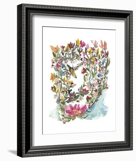 M?hala Hakucho (Swan)-Kiana Mosley-Framed Art Print