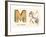 M is a Mouse-null-Framed Art Print