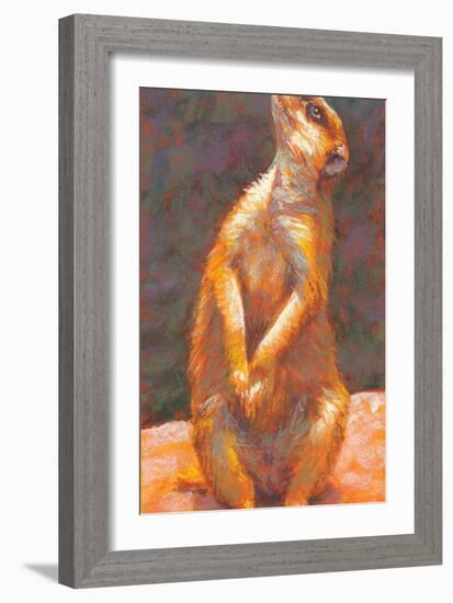 M is for Meerkat-Rita Kirkman-Framed Art Print