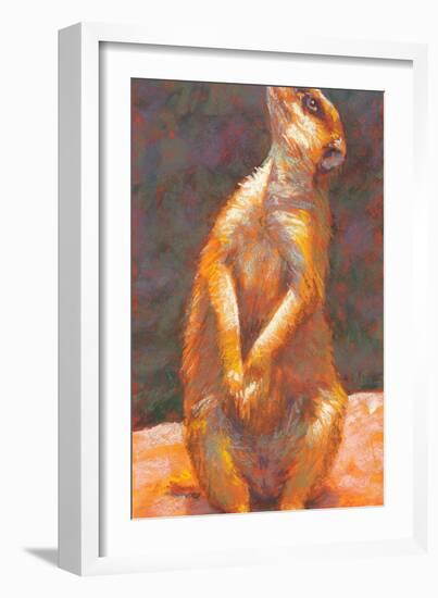 M is for Meerkat-Rita Kirkman-Framed Art Print