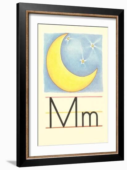 M Is for Moon-null-Framed Art Print