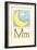 M Is for Moon-null-Framed Art Print