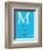 M is for Mouse (blue)-Theodor (Dr. Seuss) Geisel-Framed Art Print