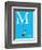 M is for Mouse (blue)-Theodor (Dr. Seuss) Geisel-Framed Art Print