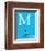 M is for Mouse (blue)-Theodor (Dr. Seuss) Geisel-Framed Art Print