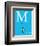 M is for Mouse (blue)-Theodor (Dr. Seuss) Geisel-Framed Art Print