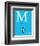 M is for Mouse (blue)-Theodor (Dr. Seuss) Geisel-Framed Art Print