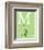 M is for Mouse (green)-Theodor (Dr. Seuss) Geisel-Framed Art Print