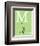 M is for Mouse (green)-Theodor (Dr. Seuss) Geisel-Framed Art Print