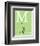 M is for Mouse (green)-Theodor (Dr. Seuss) Geisel-Framed Art Print