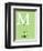 M is for Mouse (green)-Theodor (Dr. Seuss) Geisel-Framed Art Print