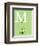 M is for Mouse (green)-Theodor (Dr. Seuss) Geisel-Framed Art Print