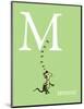 M is for Mouse (green)-Theodor (Dr. Seuss) Geisel-Mounted Art Print