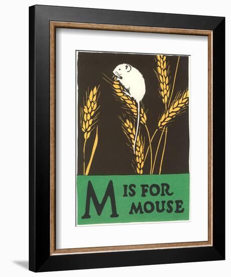 M is for Mouse-null-Framed Premium Giclee Print