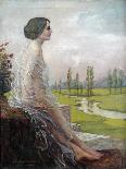 Female Nude in a Landscape-M. Kraft De La Saulx-Giclee Print