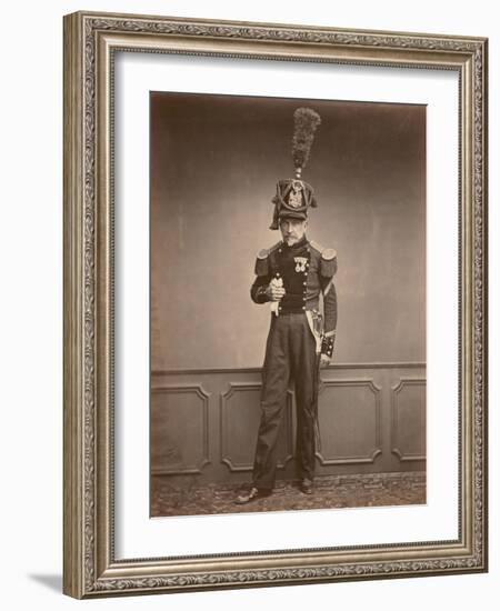 M. Lefebre, Sergeant in the 2nd Regiment of Engineers, 1860-null-Framed Photographic Print