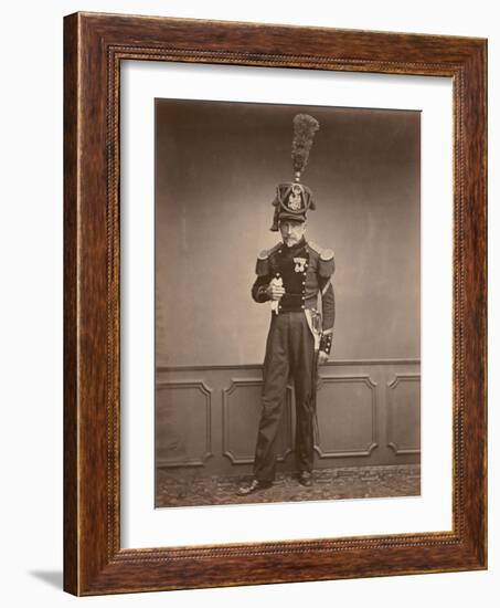 M. Lefebre, Sergeant in the 2nd Regiment of Engineers, 1860-null-Framed Photographic Print
