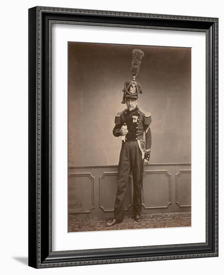 M. Lefebre, Sergeant in the 2nd Regiment of Engineers, 1860-null-Framed Photographic Print