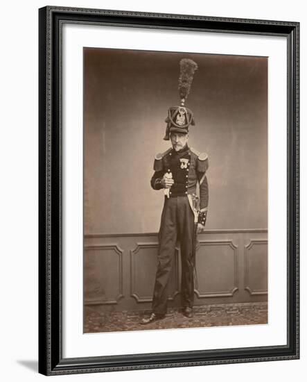 M. Lefebre, Sergeant in the 2nd Regiment of Engineers, 1860-null-Framed Photographic Print