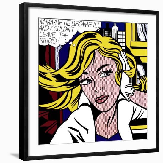 M-Maybe, c.1965-Roy Lichtenstein-Framed Art Print