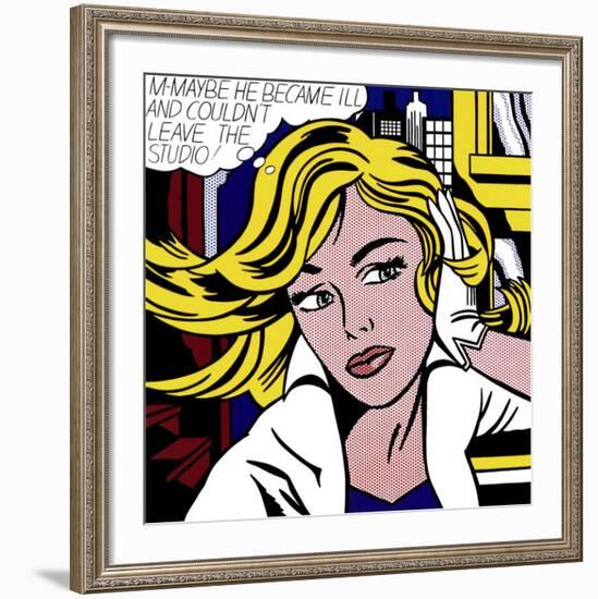 M-Maybe, c.1965-Roy Lichtenstein-Framed Art Print