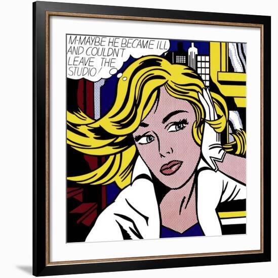 M-Maybe, c.1965-Roy Lichtenstein-Framed Art Print