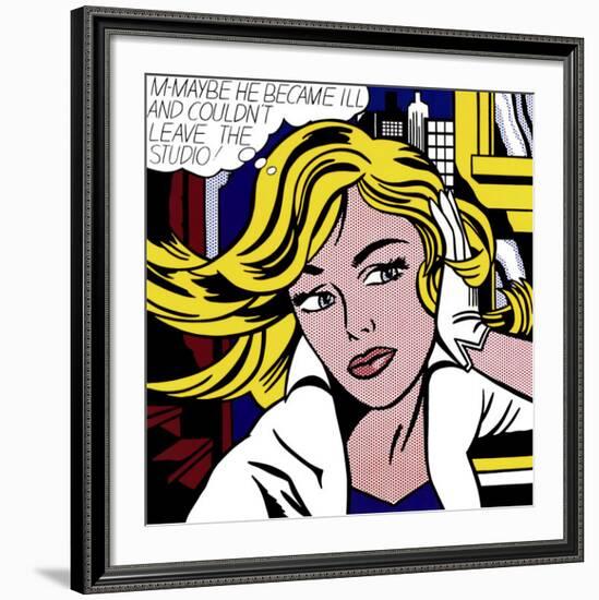 M-Maybe, c.1965-Roy Lichtenstein-Framed Art Print