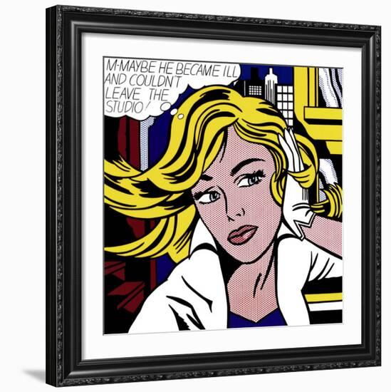 M-Maybe, c.1965-Roy Lichtenstein-Framed Art Print