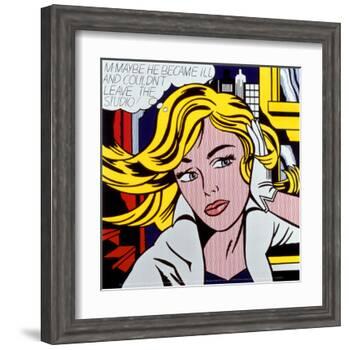 M-Maybe, c.1965-Roy Lichtenstein-Framed Art Print