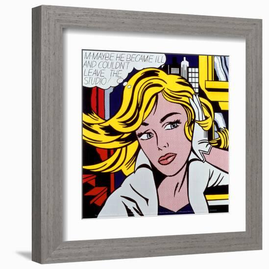 M-Maybe, c.1965-Roy Lichtenstein-Framed Art Print