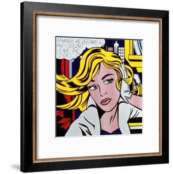 M-Maybe, c.1965-Roy Lichtenstein-Framed Art Print