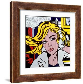 M-Maybe, c.1965-Roy Lichtenstein-Framed Art Print