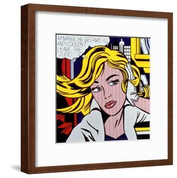 M-Maybe, c.1965-Roy Lichtenstein-Framed Art Print