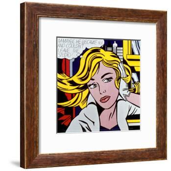 M-Maybe, c.1965-Roy Lichtenstein-Framed Art Print