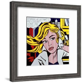 M-Maybe, c.1965-Roy Lichtenstein-Framed Art Print