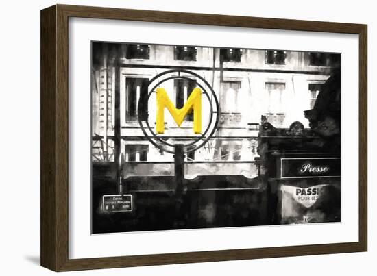 M Metro-Philippe Hugonnard-Framed Giclee Print