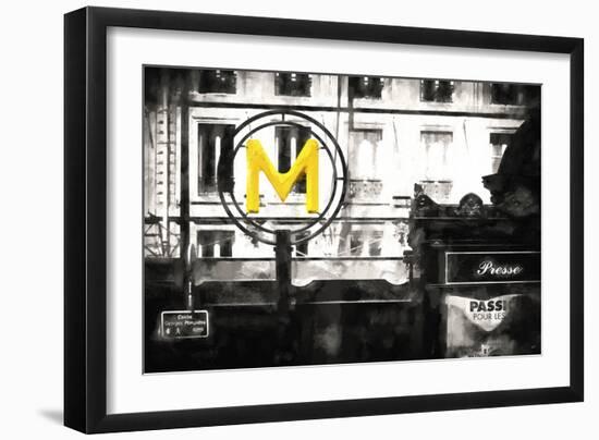 M Metro-Philippe Hugonnard-Framed Giclee Print