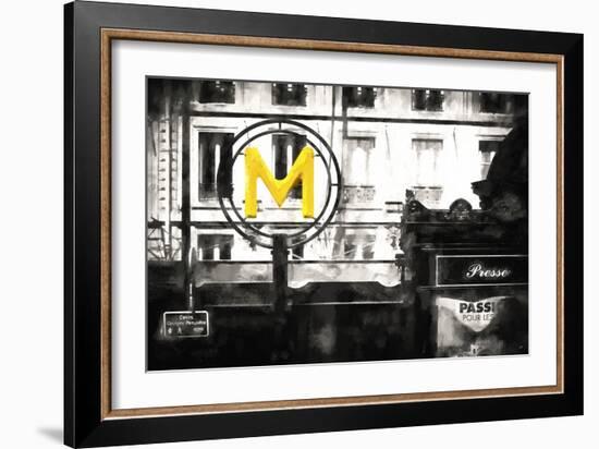 M Metro-Philippe Hugonnard-Framed Giclee Print