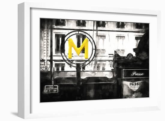 M Metro-Philippe Hugonnard-Framed Giclee Print