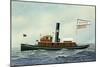 M. Moran Tug Boat, 1901-Antonio Jacobsen-Mounted Giclee Print