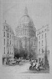 North-East View of St Paul's Cathedral, City of London, 1854-M & N Hanhart-Giclee Print
