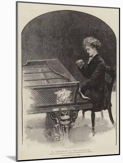 M Paderewski at the Pianoforte-Henry Marriott Paget-Mounted Giclee Print