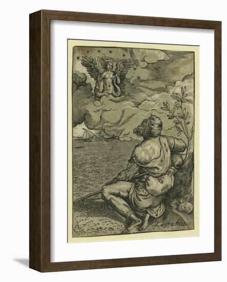 M. Pietro Aretino-Titian (Tiziano Vecelli)-Framed Giclee Print